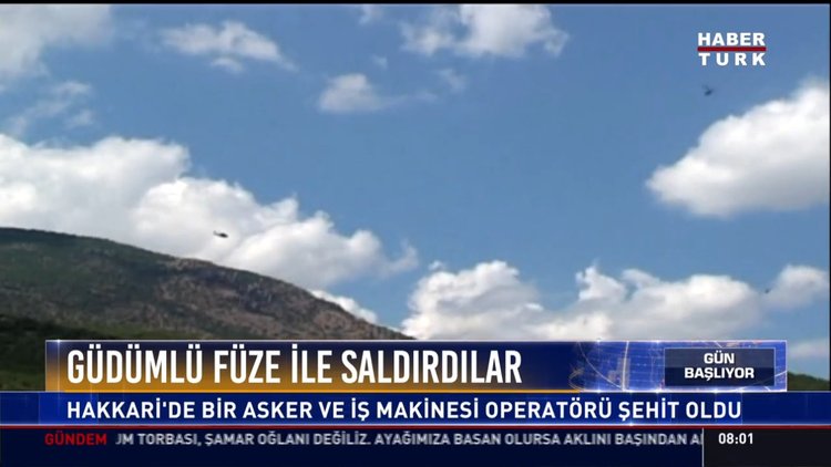 Güdümlü füze ile saldırdılar: Hakkari'de bir asker ve iş makinesi operatörü şehit oldu