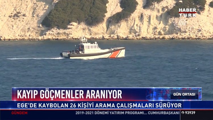 Kayıp göçmenler aranıyor: Ege'de kaybolan 26 kişiyi arama çalışmaları sürüyor