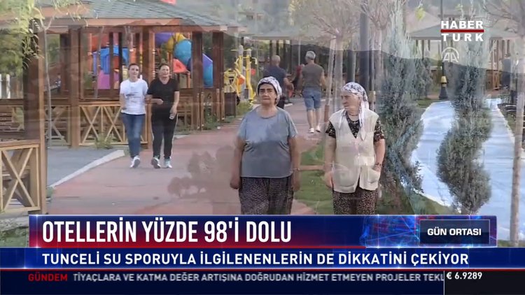 Tunceli'ye turist akımı: Tunceli su sporuyla ilgilenenlerin de dikkatini çekiyor