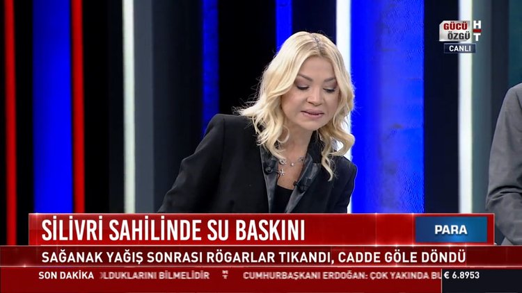 Silivri sahilinde su baskını: Sağanak yağış sonrası rögarlar tıkandı, cadde göle döndü