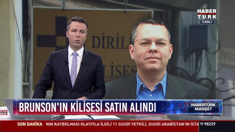 Brunson'ın kilisesi satın alındı: Brunson gidince binayı kilise üyeleri satın aldı