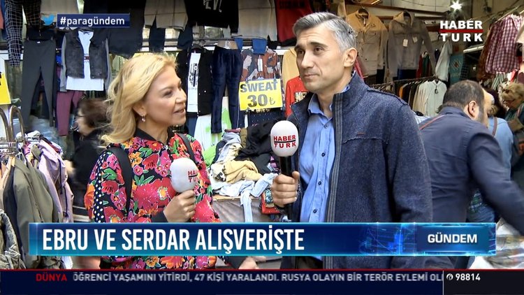 Ebru ve Serdar alışverişte