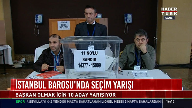 İstanbul Barosu'nda seçim yarışı