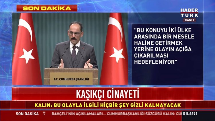 Cumhurbaşkanlığı Sözcüsü Kalın önemli açıklamalarda bulundu