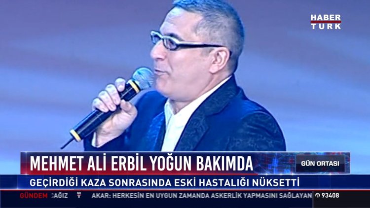 Mehmet Ali Erbil yoğun bakımda: Geçirdiği kaza sonrasında eski hastalığı nüksetti