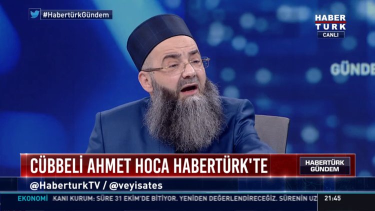 Cübbeli Ahmet Hoca, Habertürk'te soruları yanıtlıyor