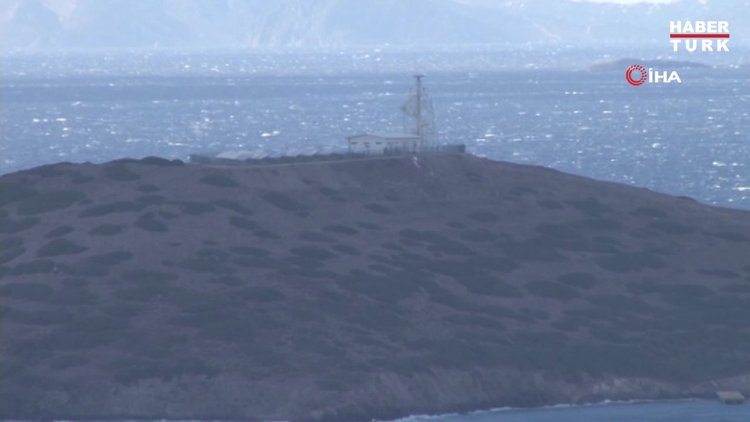 Kardak Kayalıkları'nın 1 mil uzağındaki kule tamamlandı