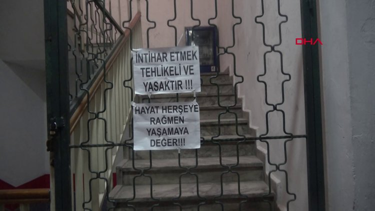 Binadaki intihar girişimlerinden bıkan yönetici, demir parmaklıkla önlem aldı