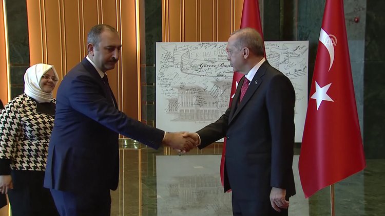 Cumhurbaşkanı Erdoğan, tebrikatları kabul etti