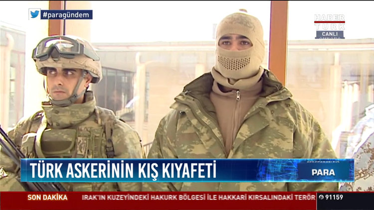 Türk askerinin kış kıyafetleri