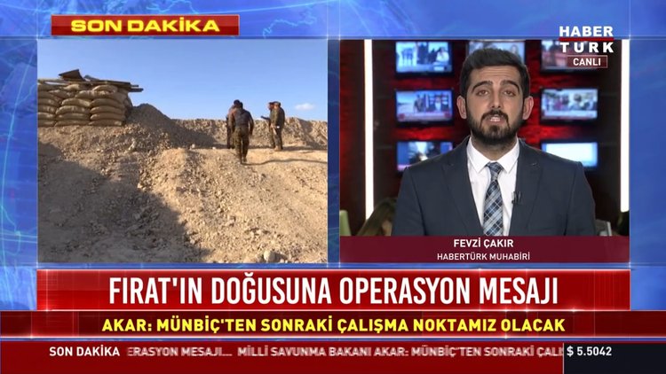 Bakan Akar'dan Fırat'ın doğusu mesajı!