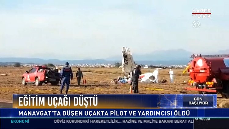Eğitim uçağı düştü: Manavgat'ta düşen uçakta pilot ve yardımcısı öldü
