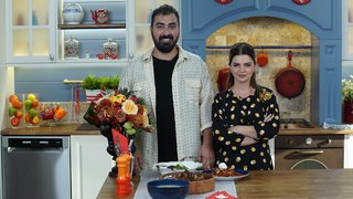 Pelin Karahan, şef Alican Gürbüz ile köz patlıcanlı kereviz çorbası, sebzeli kış salatası, tel şehriyeli yahni ve vişne ...