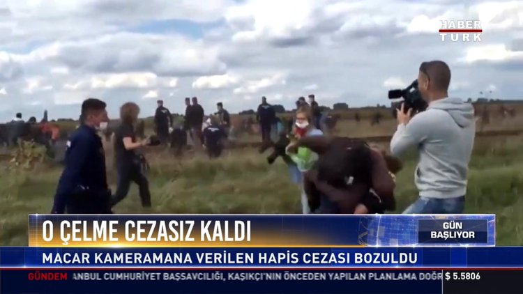 Göçmen avına çıkan kameraman: Macar kameramana verilen hapis cezası bozuldu