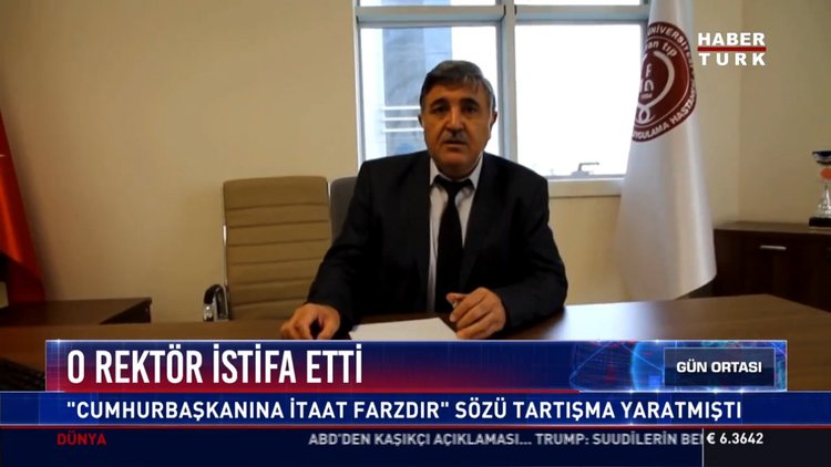 O Rektör istifa etti: Harran Üniversitesi Rektörü istifa ettiğini açıkladı