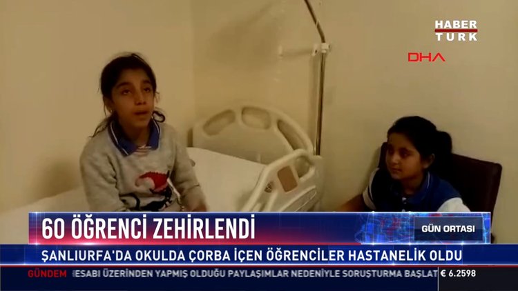 60 öğrenci zehirlendi: Şanlıurfa'da okulda çorba içen öğrenciler hastanelik oldu