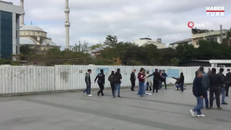 İstanbul Adalet Sarayı önünde hareketli dakikalar