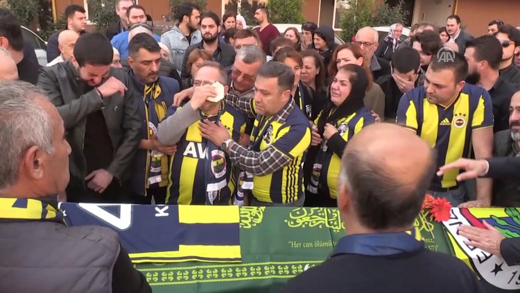 Fenerbahçeli taraftar son yolculuğuna uğurlandı