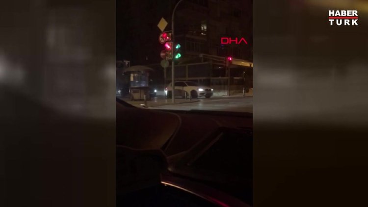 Bağdat Caddesi'nde polis drift yapan sürücüye göz açtırmadı