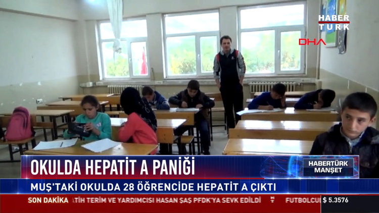 Okulda Hepatit A paniği