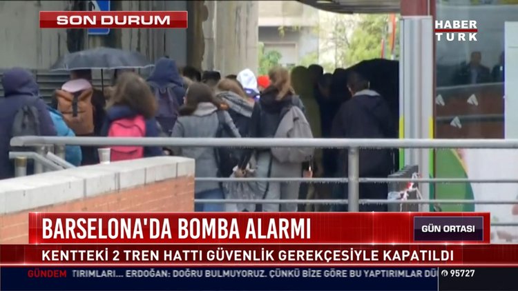 Barselona ve Madrid'de bomba alarmı!