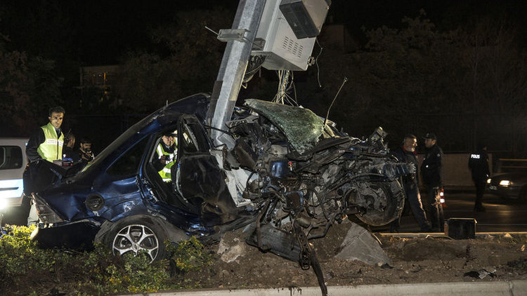 Başkentte aşırı hız ölüm getirdi