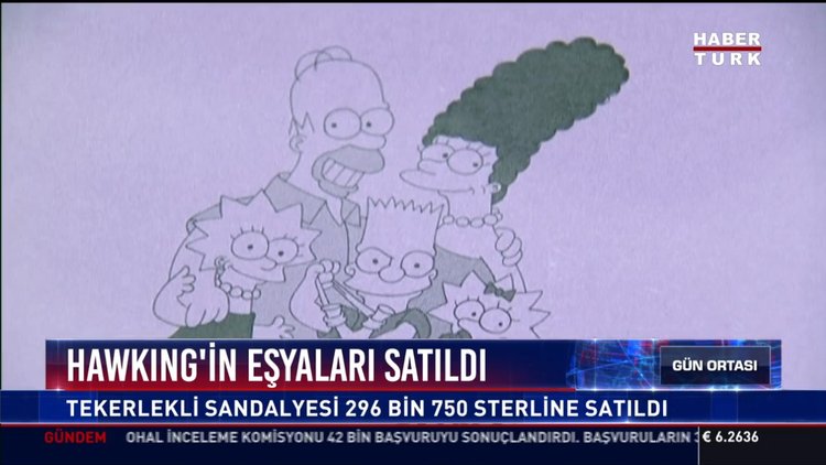 Hawking'in eşyaları satıldı: Tekerlekli sandalyesi 296 bin 750 sterline satıldı