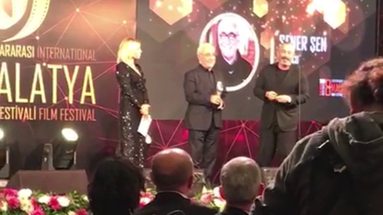 Malatya Film Festivali'nde Şener Şen'e ödül