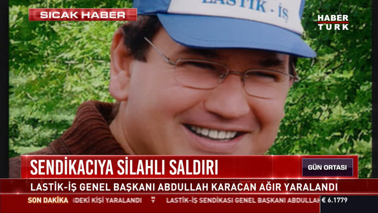 Sendikacıya silahlı saldırı