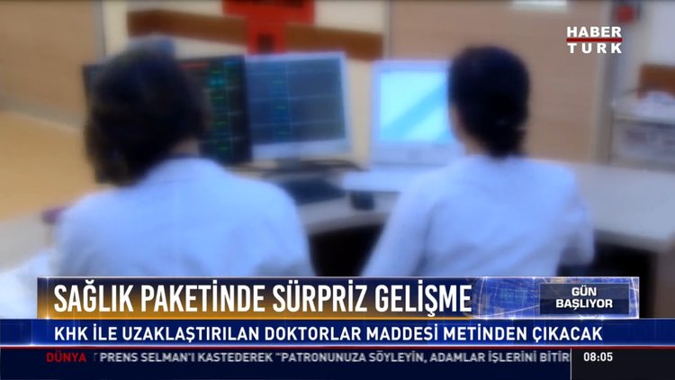 Sağlık paketinde sürpriz gelişme: KHK ile uzaklaştırılan doktorlar maddesi metinden çıkacak