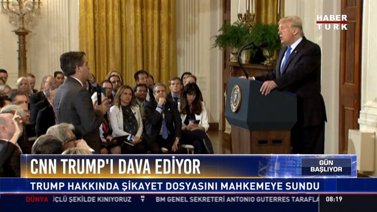 CNN Trump'ı dava ediyor: Trump hakkında şikayet dosyasını mahkemeye sundu