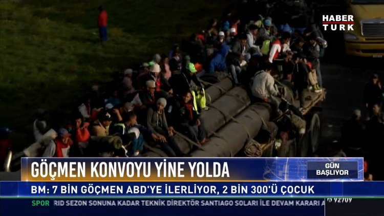 Amerika'ya büyük göç: Orta Amerikalı göçmenler Meksika'dan ABD'ye ilerliyor