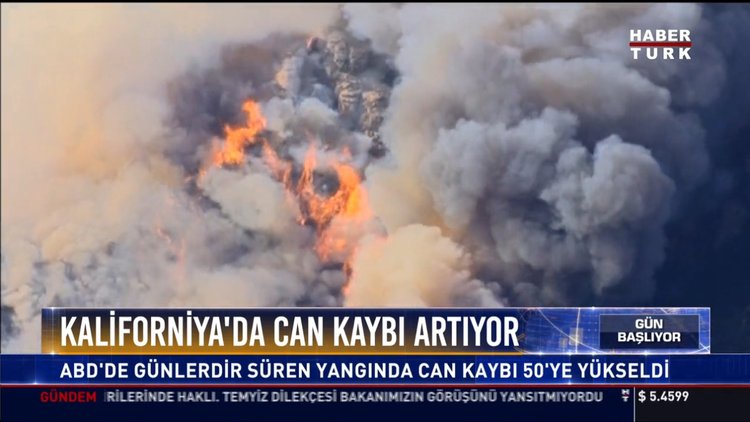 Kaliforniya'da can kaybı artıyor: ABD'de günlerdir süren yangında can kaybı 50'ye yükseldi