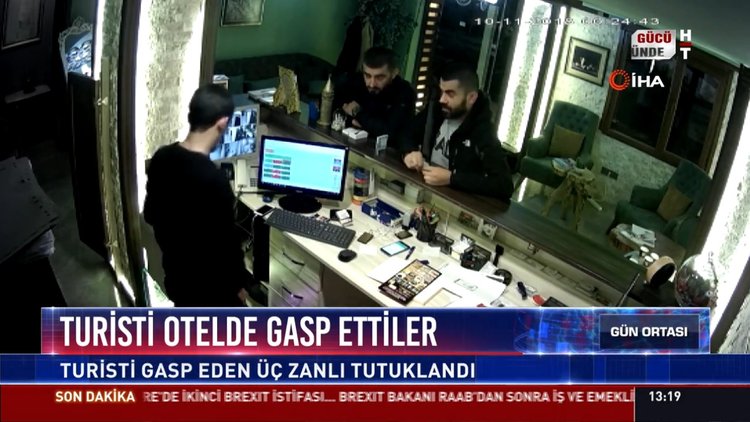 Turisti otelde gasp ettiler: ABD'li turist Şişli'de kaldığı otel odasında gasp edildi