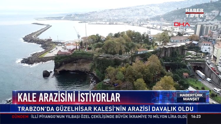 Kale arazisini istiyorlar: Trabzon'da Güzelhisar Kalesi'nin arazisi davalık oldu