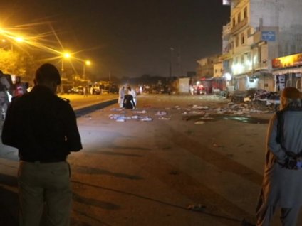 Pakistan da bombalı saldırı Ölü ve yaralılar var
