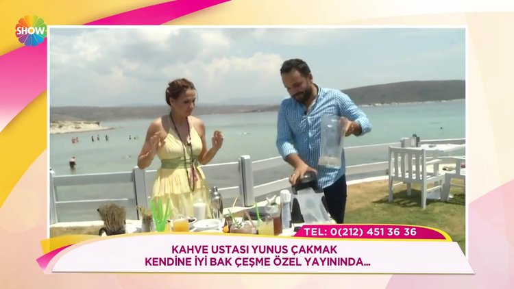 Kahve parçacıklı soğuk kahve