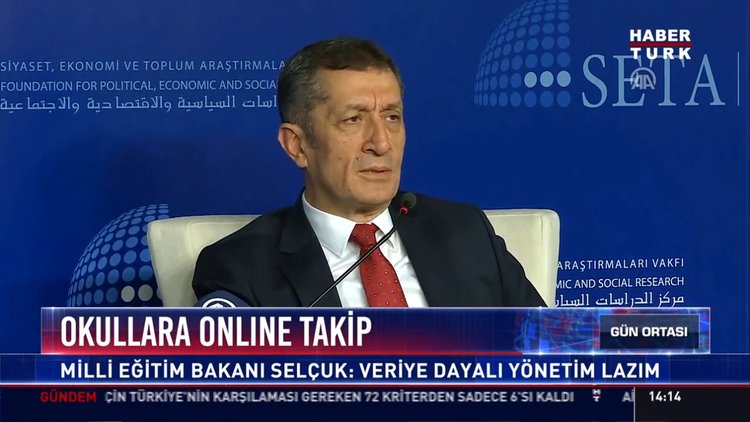 Okullara online takip: Milli Eğitim Bakanı Selçuk: Veriye dayalı yönetim lazım