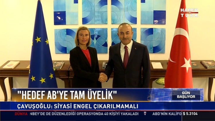 "Hedef AB'ye tam üyelik": Siyasi engel çıkarılmamalı