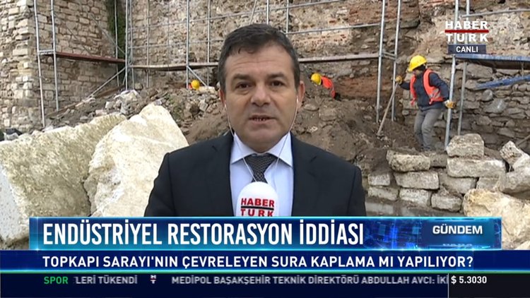 Endüstriyel Restorasyon iddiası: Topkapı Sarayı'nın çevreleyen sura kaplama mı yapılıyor?