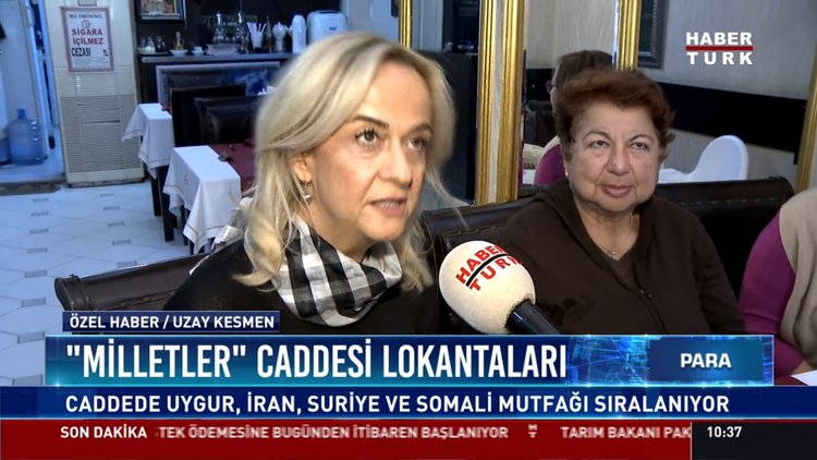 "Milletler" caddesi lokantalaraı: Caddede Uygur, İran, Suriye ve Somali mutfağı sıralanıyor