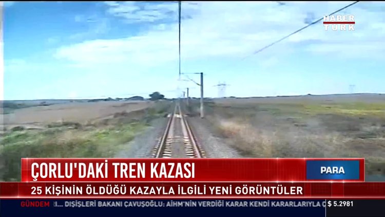 İşte kaza anı: Çorlu'da 25 kişinin öldüğü kaza böyle meydana geldi