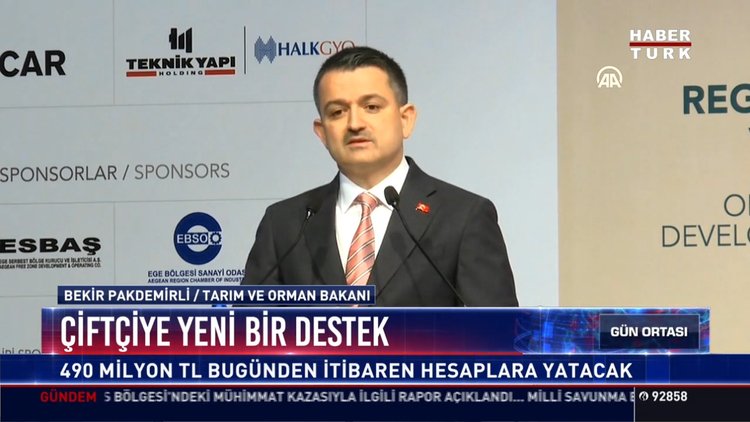 Çiftçiye yeni bir destek: 490 milyon TL bugünden itibaren hesaplara yatacak