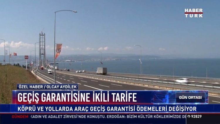 Geçiş garantisine ikili tarife: Köprü ve yollarda araç geçiş garantisi ödemeleri değişiyor