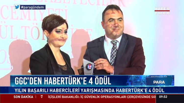 GGC'den Habertürk'e 4 ödül