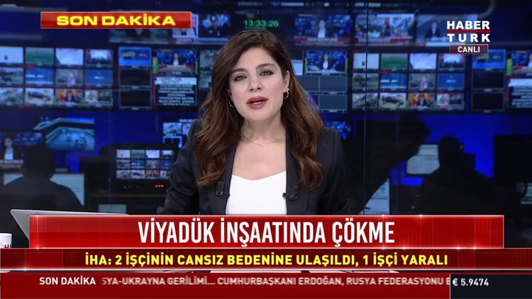 Viyadük İnşaatında çökme: İHA, 2 işçinin cansız bedenine ulaşıldı, 1 işçi yaralı