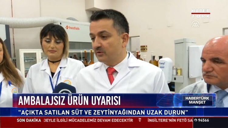 Ambalajsız ürün uyarısı: "Açıkta satılan süt ve zeytinyağından uzak durun"