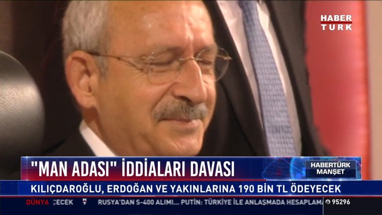 "Man Adası" iddiaları davası: Kılıçdaroğlu, Erdoğan ve yakınlarına 190 Bin TL ödeyecek