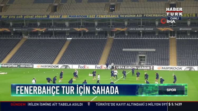 Fenerbahçe tur için sahada: Rakip Dinamo Zagreb, maç saat 20:55'te