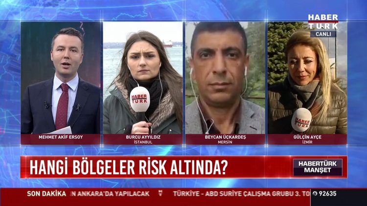 Hangi bölgeler risk altında?: Rüzgar etkisini yer yer fırtına şeklinde gösteriyor